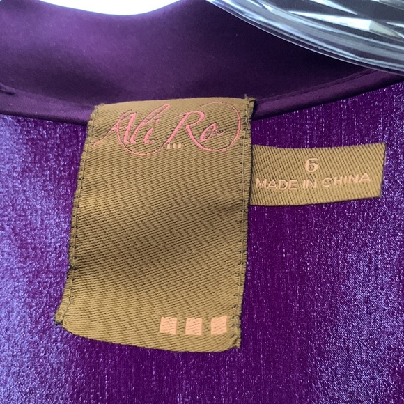 100% silk Ali Ro sleeveless shift dress - Picture 3 of 3